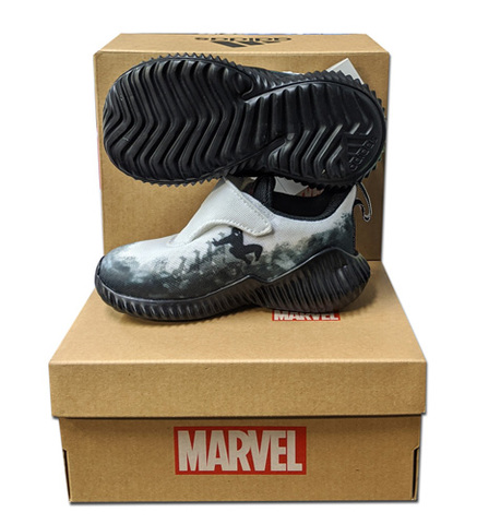 【名入れ無料】 adidas(アディダス) MARVEL SPIDERMAN AC I ベビースニーカー・白 (マーベルスパイダーマンACI)　【定価：5489円】