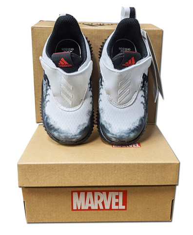 【名入れ無料】 adidas(アディダス) MARVEL SPIDERMAN AC I ベビースニーカー・白 (マーベルスパイダーマンACI)　【定価：5489円】