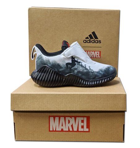 【名入れ無料】 adidas(アディダス) MARVEL SPIDERMAN AC I ベビースニーカー・白 (マーベルスパイダーマンACI)　【定価：5489円】