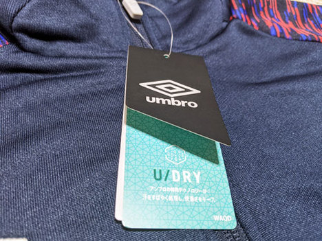 【1加工無料！】　URA/umbro　スウェットZIPジャケット・紺　【54％割引！】