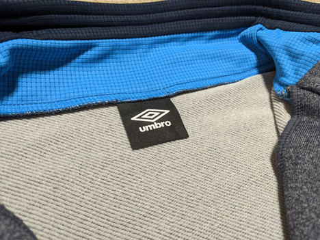 【1加工無料！】　Color/umbro　スウェットZIPジャケット・紺　【51％割引！】