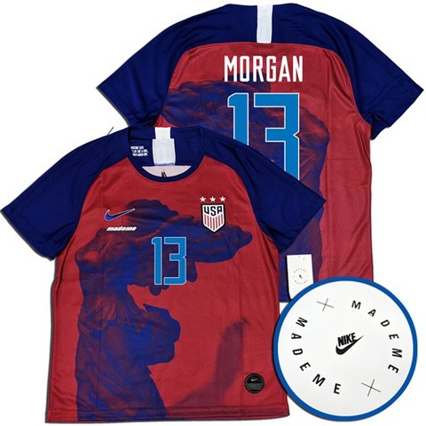 NIKE LAB x MADEME　アメリカ代表・スペシャルエディション　#13 MORGAN 女性用・FIFA女子ワールドカップ2019　NIKE　【ネーム変更可能】【送料無料】