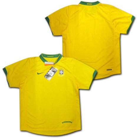 06 ブラジル代表 ホーム 子供用 ユニフォーム Okaフットボール