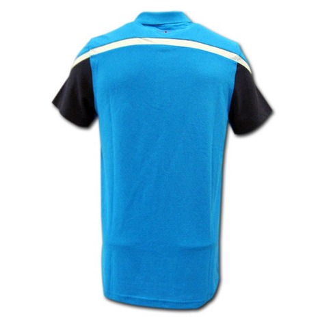 ラグビー・イングランド代表　トレーニングポロシャツ（水色）　O2スポンサー入り　CANTERBURY