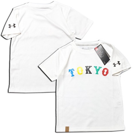 【送料無料】 ”TOKYO” （白）　ジュニアシャツ　読売ジャイアンツ 巨人軍 ネーム・無料対応可能　アンダーアーマー Under Armour