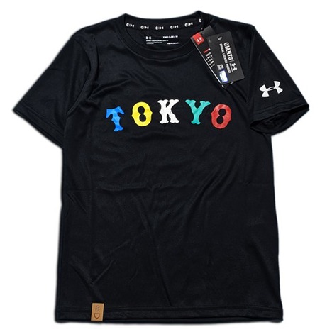 【送料無料】 ”TOKYO” （黒）　ジュニアシャツ　読売ジャイアンツ 巨人軍 ネーム・無料対応可能　アンダーアーマー Under Armour