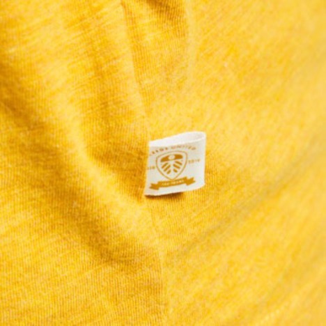 リーズユナイテッド・100周年・スクアッド・Tシャツ・黄色　【メール便送料無料】