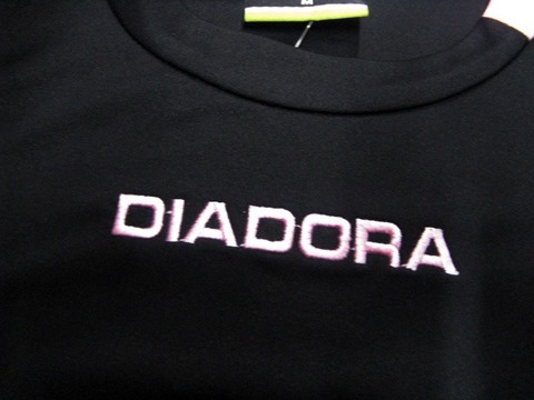 DIADORA　GKシャツ（黒/ピンク）　長袖　ディアドラ　【在庫の限り】