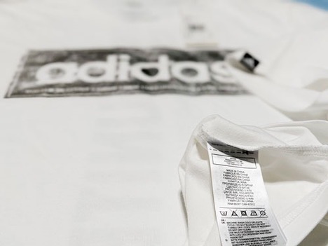 リーズユナイテッド x adidas　ボックスロゴ（銀）Tシャツ　【メール便送料無料】