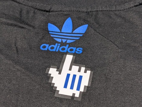 【無料マーク加工】 adidas・オリジナルス　TOKYO東京・検索（黒）Tシャツ　【メール便送料無料】