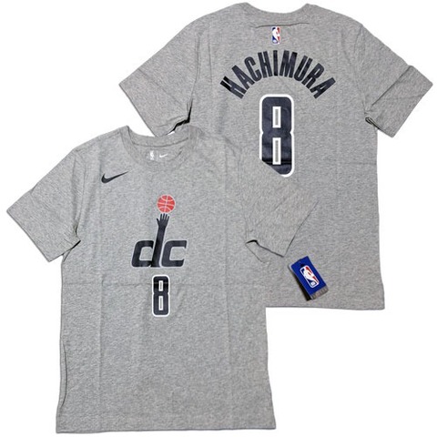 NBA　八村塁 ワシントン・ウィザーズ　シティエディションTシャツ (グレー)　NIKE