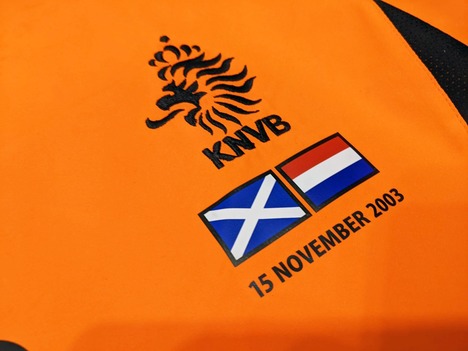【ヴィンテージ】2003　オランダ代表・HOME　#9 ファンニステルローイ　vsスコットランド