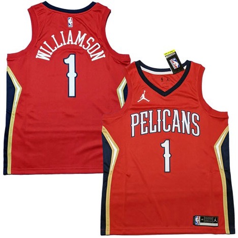 【スポンサー取付無料】　ザイオン・ウィリアムソン　ニューオーリンズ・ペリカンズ　 ステートメント エディション 2020　NBA スウィングマンジャージ　NIKE 【メール便送料無料】