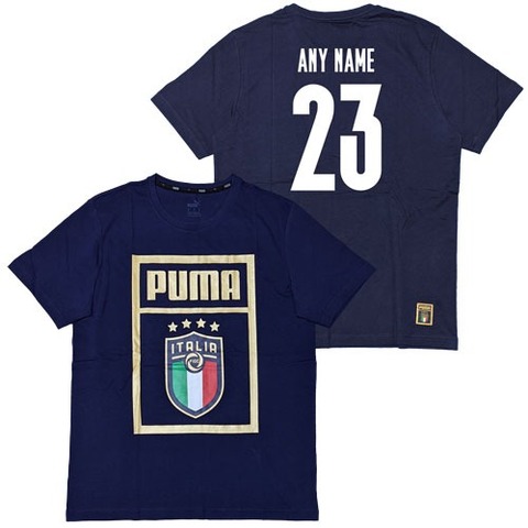 【1マーク無料】20/21　イタリア代表　FIGC　DNA Tシャツ　PUMA  【メール便送料無料】