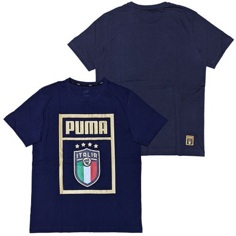 【1マーク無料】20/21　イタリア代表　FIGC　DNA Tシャツ　PUMA  【メール便送料無料】