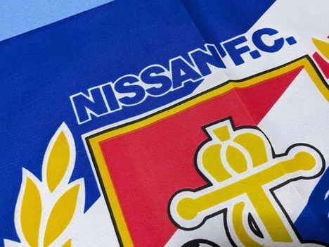【NISSAN F.C. 横浜マリノス 1993 開幕時】　Mフラッグ　【送料無料】