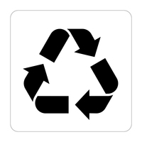 リサイクル品回収施設ステッカー
