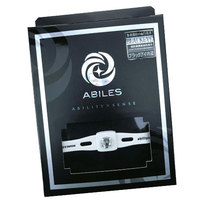 ABILES plusクリスタルブレスレット (アビリスプラス) ホワイト/全4サイズ 