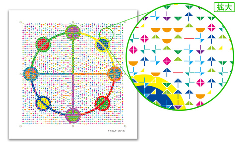 カタカムナ・π（パイ）・小サイズ（5枚入） 