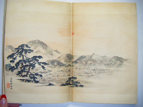 明治 浮世絵 竹内 棲凰 楳嶺 景山 松年「京洛四季職づくし 彩色  木版画 16 絵図」京都 職人 伝統工芸 折り帖