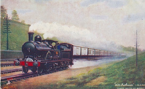 戦前・アンティークポストカード ヨーロッパ・蒸気機関車 １１ ＜ 紙の