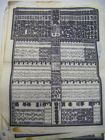 昭和47年～平成3年　横綱　力士「大相撲　番付　９６枚　大量一括」宮城県