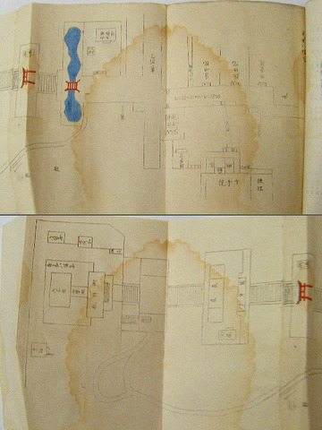 昭和初　戦前　伊達　仙台　絵図「仙府　神社仏閣　図案集」非売品　限定　謄写版