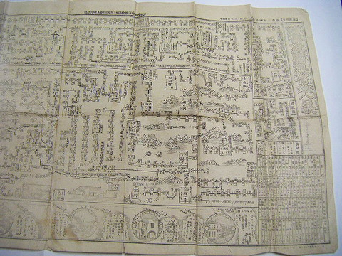 明治　地図　絵図　細密　銅版「鉄道　及　外国汽船　賃銭人口表」全図　日本