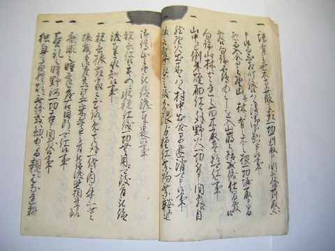 江戸 寛政 古文書 武家文書 上山藩 重臣 金子「出羽国 置賜郡 米沢 御領所 一本柳村 五人組 御仕置帳」山形・