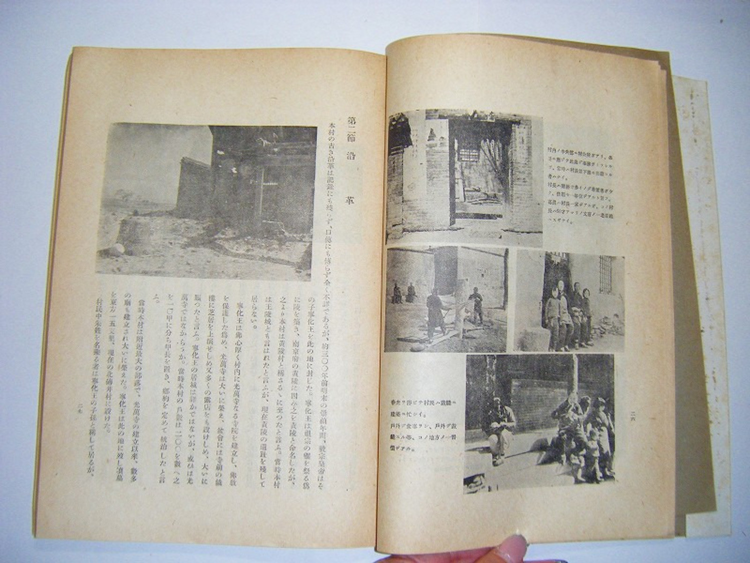 昭和初 戦前 中国 農業『北支 農村の実態』調査限定  