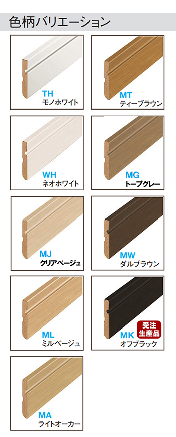 Mt7003 18 お取り寄せ商品 ダイケン Daiken 巾木7mm厚タイプ 7 50 3900mm ハピアフロアベーシックカラー対応 Yn7001用 造作材 10本入 10kg