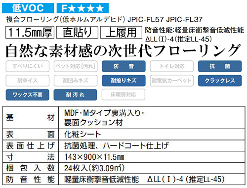 ACBF45S3-XX【お取り寄せ商品】【直貼用】ノダフロア アートクチュール 