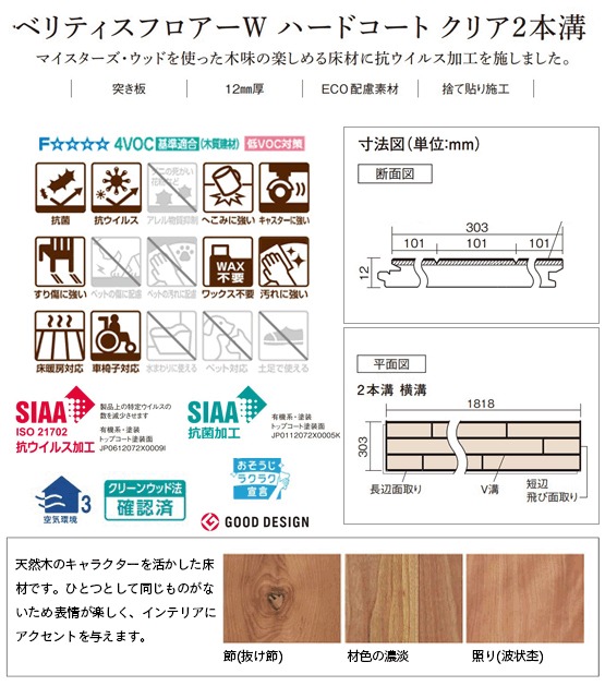 KEHWV3SVXX【お取り寄せ】【捨貼用】パナソニック ベリティスフロアーW