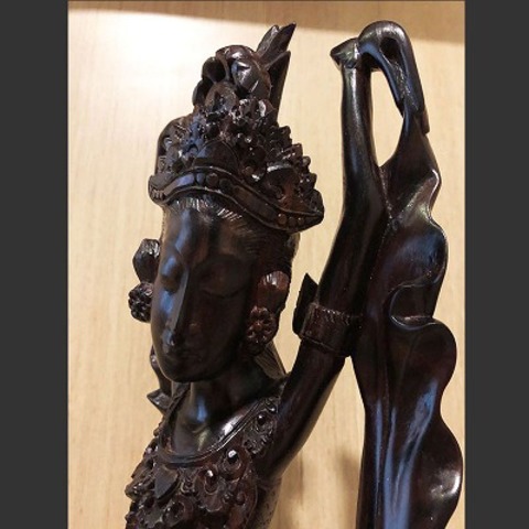 バリ カービング（木彫り）黒檀 レゴンダンス ＜ アジアンモダン家具
