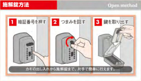 鍵の保管庫(キーボックス)カギ番人PC10使用方法