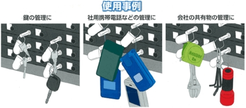 鍵の管理システム カギの管理番使用例