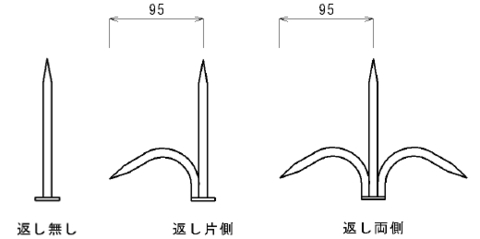 スチール製忍び返しH130型仕様