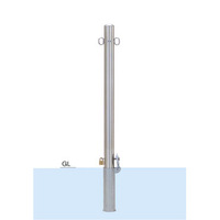 車止めポール脱着式ピラー型SUS製60.5ミリ