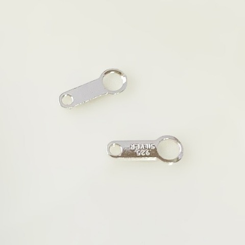 シルバー925パーツ ダルマカン 9.8ｍｍ 1個
