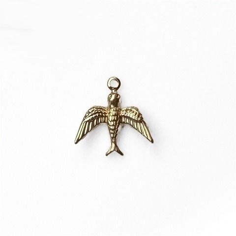 真鍮パーツ チャーム ウォッチフルバード 鳥