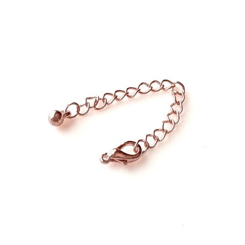 真鍮パーツ クラスプ&アジャスター ピンクゴールド