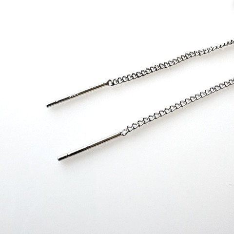 シルバー925ゴールドプレート アメリカンピアス