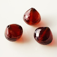 天然石 ガーネット オニオンカット 縦穴7-8x7-8x7-8mm 1個