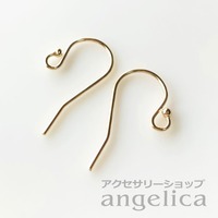 K14ゴールドフィルド・ボールエンドフックピアス 1ペア