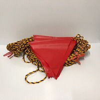 KF　旗付トラロープ　赤　9×100m巻