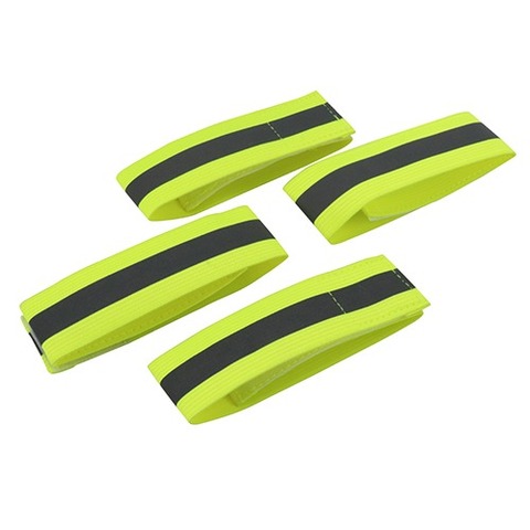 SK11　ストレッチ反射ベルト　Hi-Vis　イエロー　4pcs