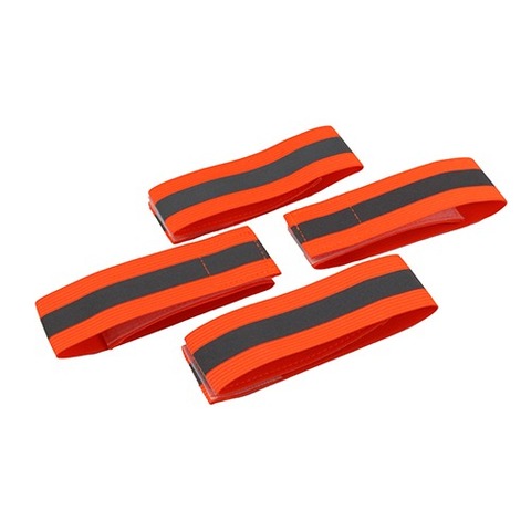 SK11　ストレッチ反射ベルト　Hi-Vis　オレンジ　4pcs