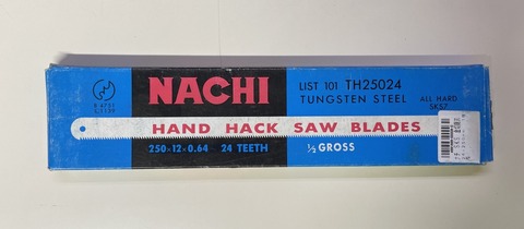 ナチ　SKS　金切鋸刃　24×250㎜　１枚売り