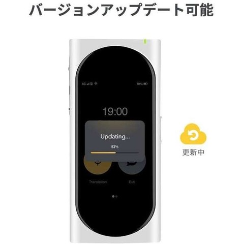 Langogo　ジェネシス　AI翻訳機　ホワイト