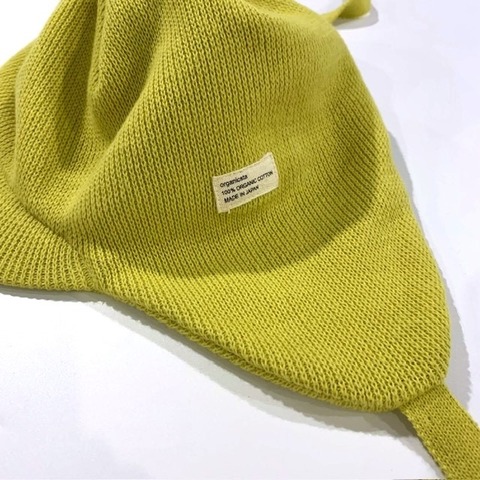 【ORGANICSTA】ORGANIC COTTON EARFLAP KNIT CAP